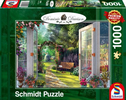 Schmidt 1000 db-os puzzle - View of the Enchanted Garden, Dominic Davison (59592)