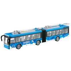   Trolibusz, visszahúzós, nyitható ajtós, zenél, világít