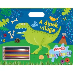 Használd a színes ceruzát - A dinók világa