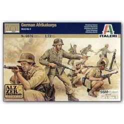  Italeri: II. világháborús Afrika Korps német csapat, 1:72 6076s
