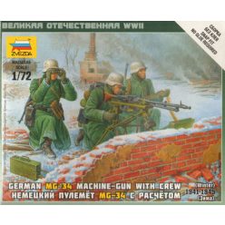 Zvezda German Machine-gun w/Crew 1:72 (6210)