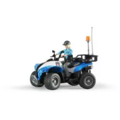 BRUDER Rendőrségi quad figurával, felszereléssel (63010)