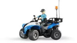 BRUDER Rendőrségi quad figurával, felszereléssel (63010)