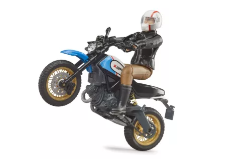 BRUDER Scrambler Ducati Desert Sled motorkerékpár vezetővel (63051)