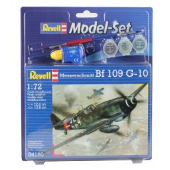   Revell Messerschmitt Bf 109 G-10 makett 1:72 makett készlet festékkel és kiegészítőkkel (64160)