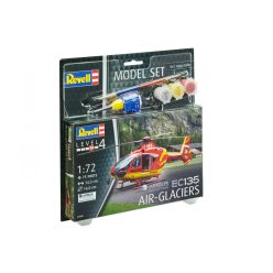  Revell EC 135 Air-Glaciers makett 1:72 makett készlet festékkel és kiegészítőkkel (64986)