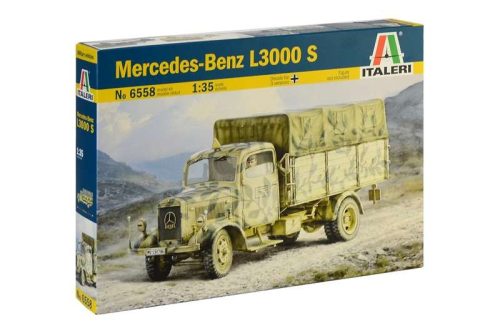 Italeri Mercedes-Benz L3000 1:35 makett harcjármű (6558s)