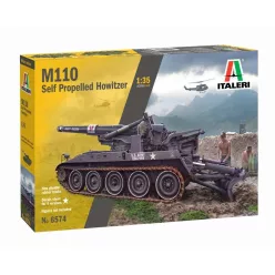   Italeri M110 Self Propelled Howitzer 1:35 makett harcjármű (6574s)