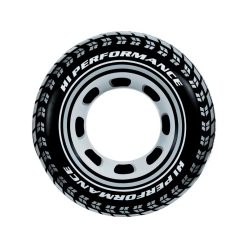 Autókerék mintás úszógumi - 91 cm