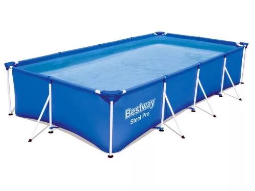 Bestway Fémvázas medence szögletes 400x211x81cm