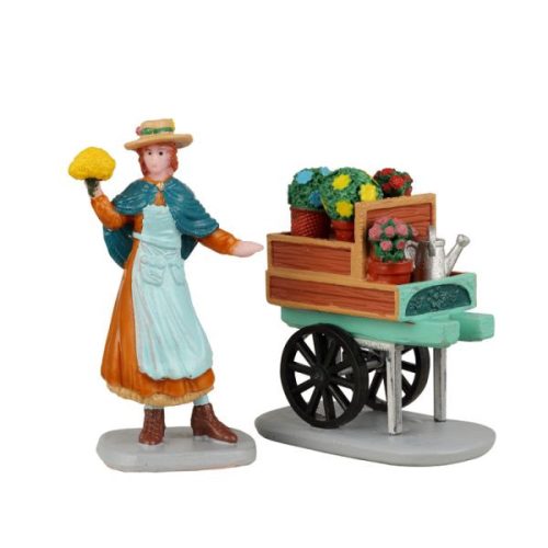 Lemax merry's garden cart s/2 Caddington Village 2022