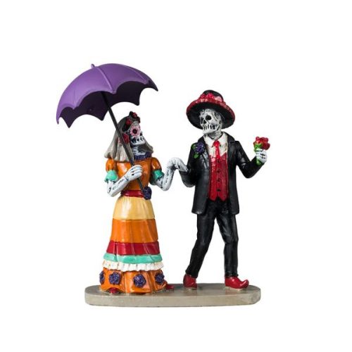 Lemax los muertos romance Spooky Town 2025