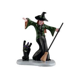 Lemax witch' dance party Spooky Town 2025
