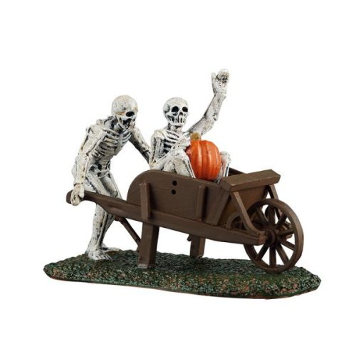 Lemax playful skeletons yard decoration Spooky Town 2025
