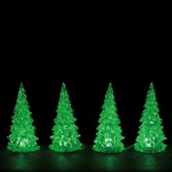 Lemax crystal lighted tree 3 color s/4 General 2019