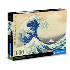   Clementoni Museum Collection - Hokusai - A nagy hullám Kanagavánál 1000 db-os (39707)