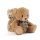 Teddy mackó takaróval plüss játék 22cm