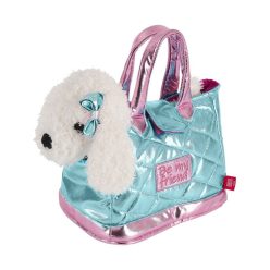 Plüss blue Didi kutya táskában 28cm