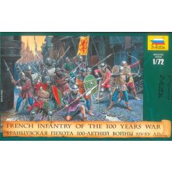 Zvezda French Infantry  Of The 100 Years War 1:72 (8053)