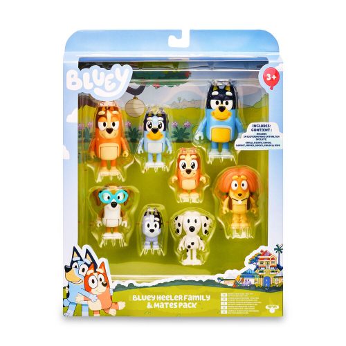 Bluey csomag 8 figura