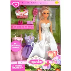   DEFA Lucy hercegnő baba három ruhával - 30 cm, többféle (8071)