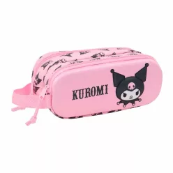 Hello Kitty Kuromi 3D mintás dupla tolltartó