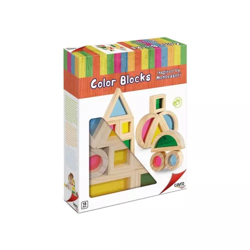 Cayro Montessori Fa Color Blocks játék
