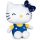 Hello Kitty 50.évfordulós plüss játék 32cm sötétkék