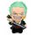 One Piece Roronoa Zoro plüss játék 25cm