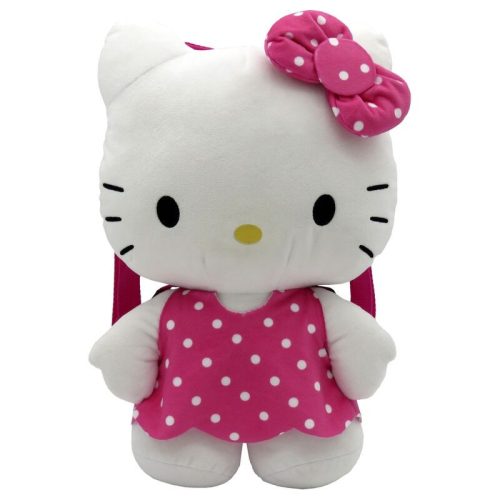 Hello Kitty pink plüss hátizsák 35cm