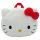 Hello Kitty face plüss hátizsák 24cm