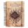 Harry Potter Marauders Map A5 jegyzetfüzet  90 lap, A5 méret