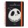 Disney Nightmare Before Christmas A5 jegyzetfüzet 90 lap, A5 méret