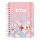 BT21 Sakura A5 jegyzetfüzet 90 lap, A5 méret