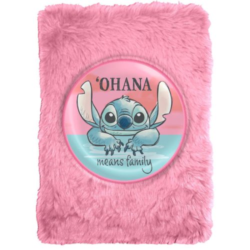 Disney Stitch plüss jegyzetfüzet