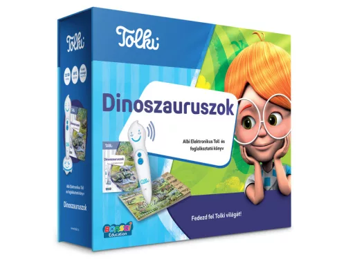 Tolki - Dinoszauruszok szett (könyv+toll)