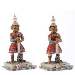   Luville Efteling Wachters Indische waterlelies 2 stuks 4.5x3.5x12.5 cm