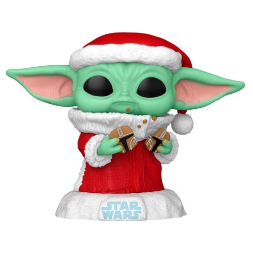 POP figura Star Wars Grogu with Christmas Cookie
