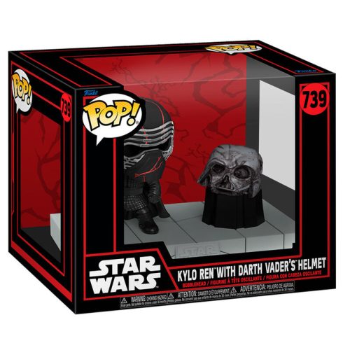 POP figura Deluxe Star Wars Kylo Ren Darth Vader sisakkal