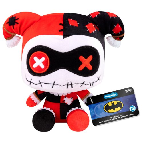 DC Comics Harley Quinn Patchwork plüss játék 17,5cm