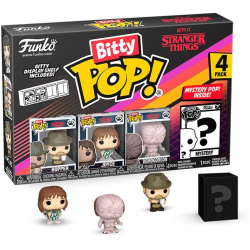 Blister 4 figura Bitty POP Stranger Things Hopper