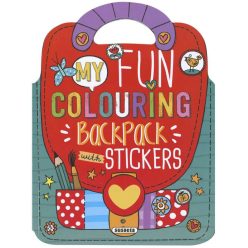 My Fun Colouring Backpack with Stickers - Girls