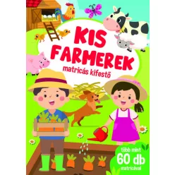 Kis farmerek - matricás kifestő
