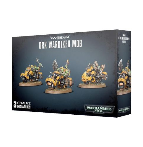warhammer 40000 ORKS Ork Warbiker Mob