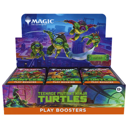 Magic The Gathering Teenage Mutant Ninja Turtles Play Booster Display