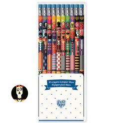   Djeco Grafit ceruza radíros végű - Steve - 10 db-os készlet - 10 pencils Steve