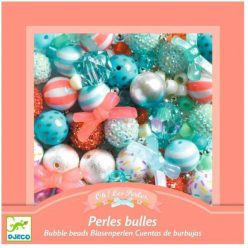   Djeco Ékszerkészítő készlet - Buborék gyöngyök, ezüst - Bubble beads, Silver
