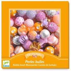   Djeco Ékszerkészítő készlet - Buborék gyöngyök, arany - Bubble beads, Gold