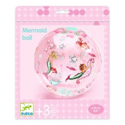   Djeco Felfújható labda, Ø 35 cm - Sellős labda - Mermaid Ball