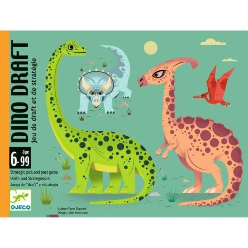 DJECO Dínók nyomában - Dino Draft - kártyajáték (DJ05093)